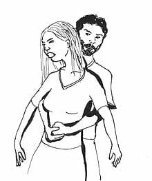 heimlich handgreep toepassing